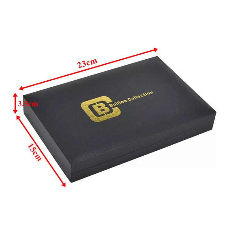 Hộp quà tặng medal vàng 7 mệnh giá 1-100 dollars Mỹ - SP005333